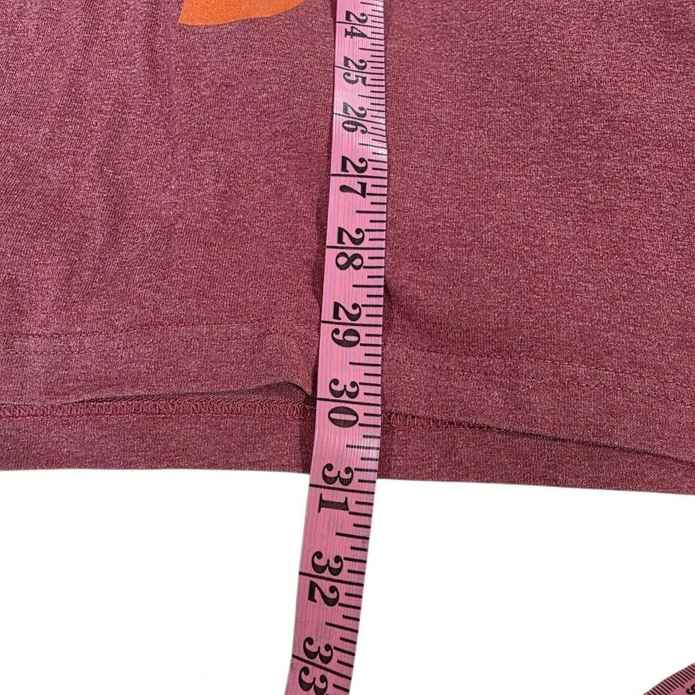 The North Face Pullover Shirt Mens Maroon XL Short Sleeve Knit Graphic Print Tee